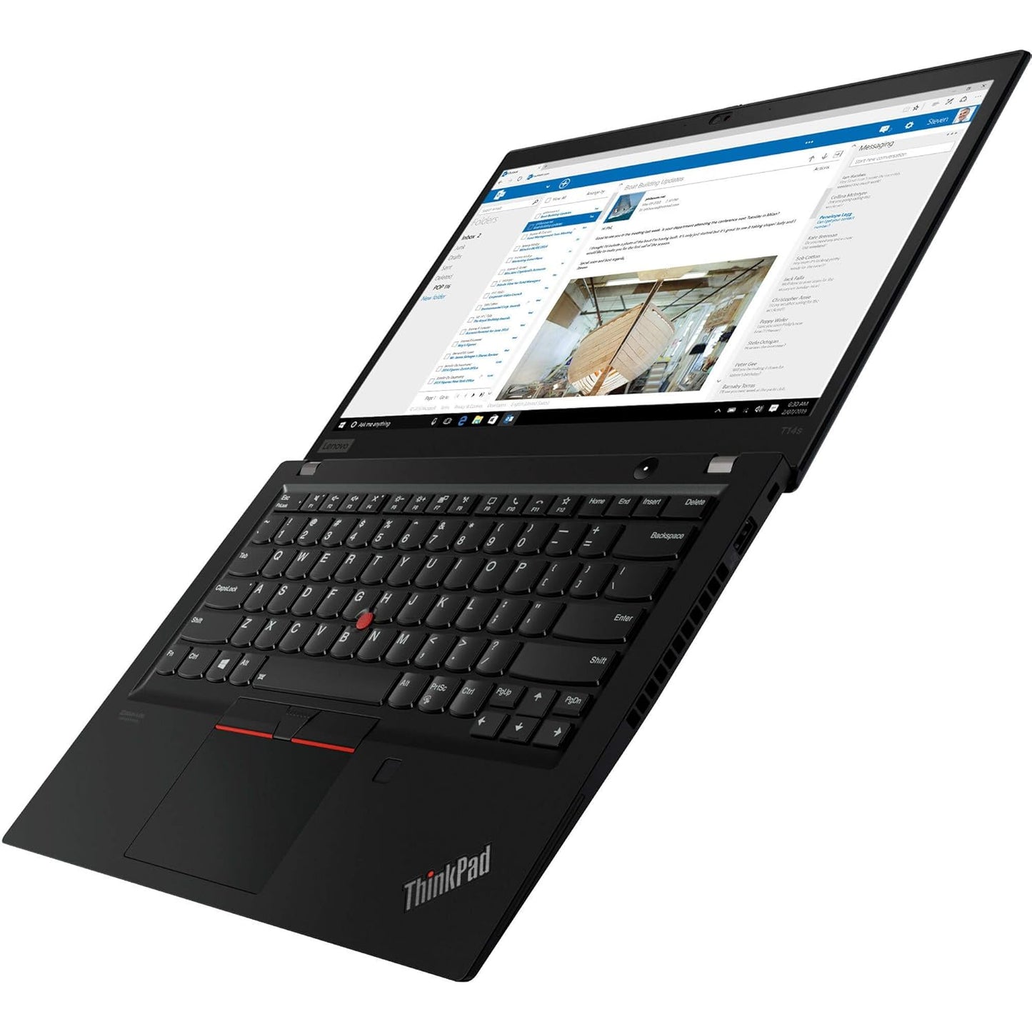Refurbished Lenovo ThinkPad  T14s Gen3 (AMD Ryzen 5 Pro 6650U / 16GB / 256GB / 14" Inches Touch/ BT& Wi-Fi, Webcam)