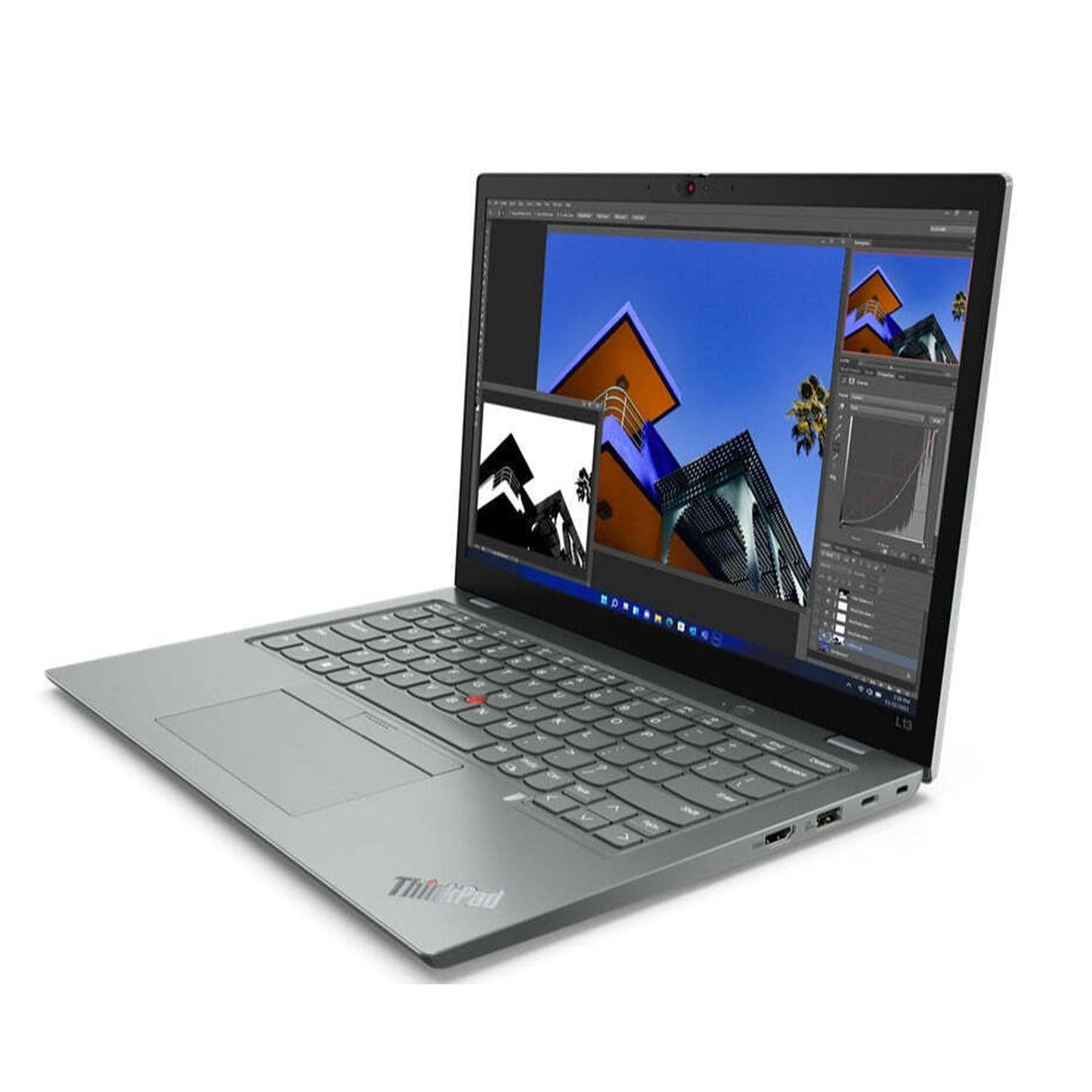 Refurbished Lenovo ThinkPad  L13 (Core i5- 11th Gen 1135G4 / 16GB / 256GB / 14" Inches/ BT& Wi-Fi, Webcam)